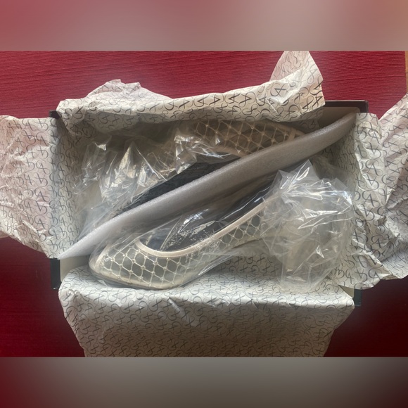 NEW IN BOX Adrianna Papell Ivory Saba Mesh Heel - Picture 3 of 10